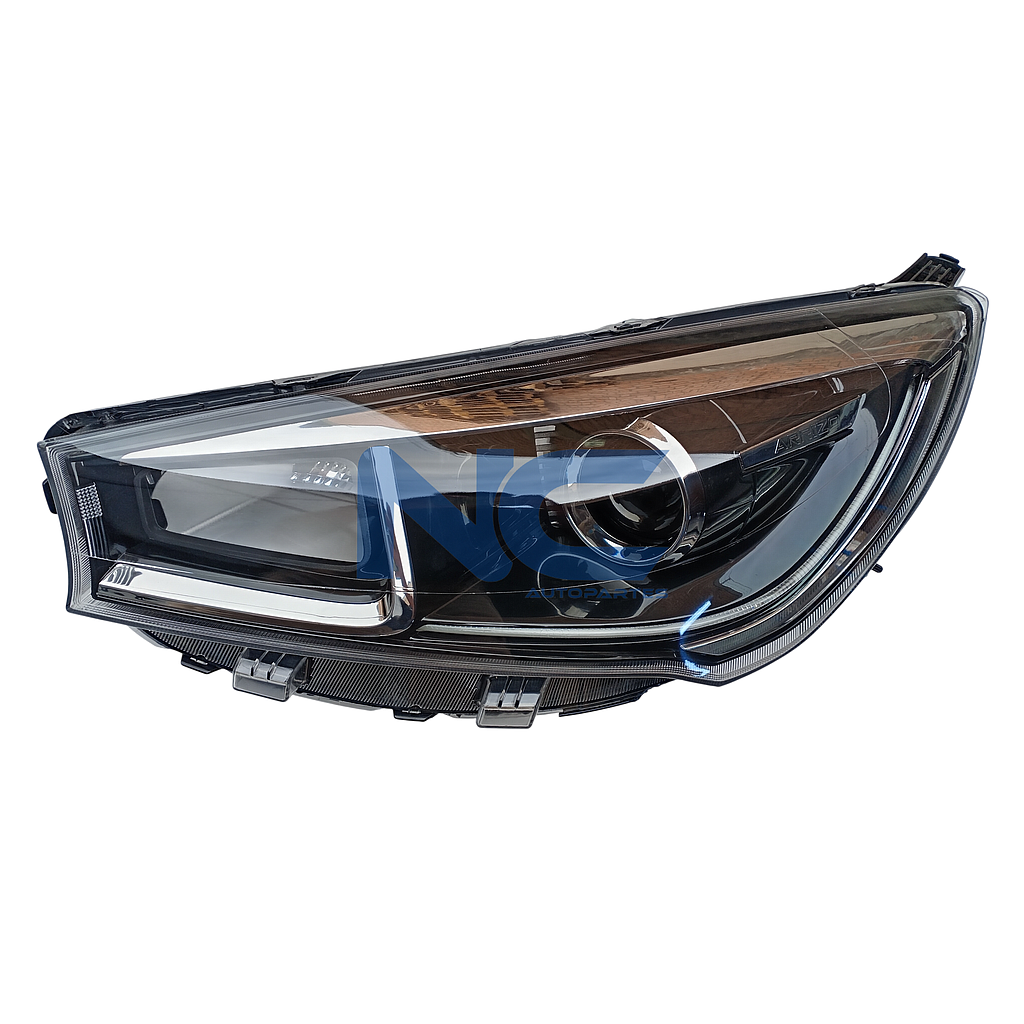 FARO DEL IZQ NEG LED C/LUPA